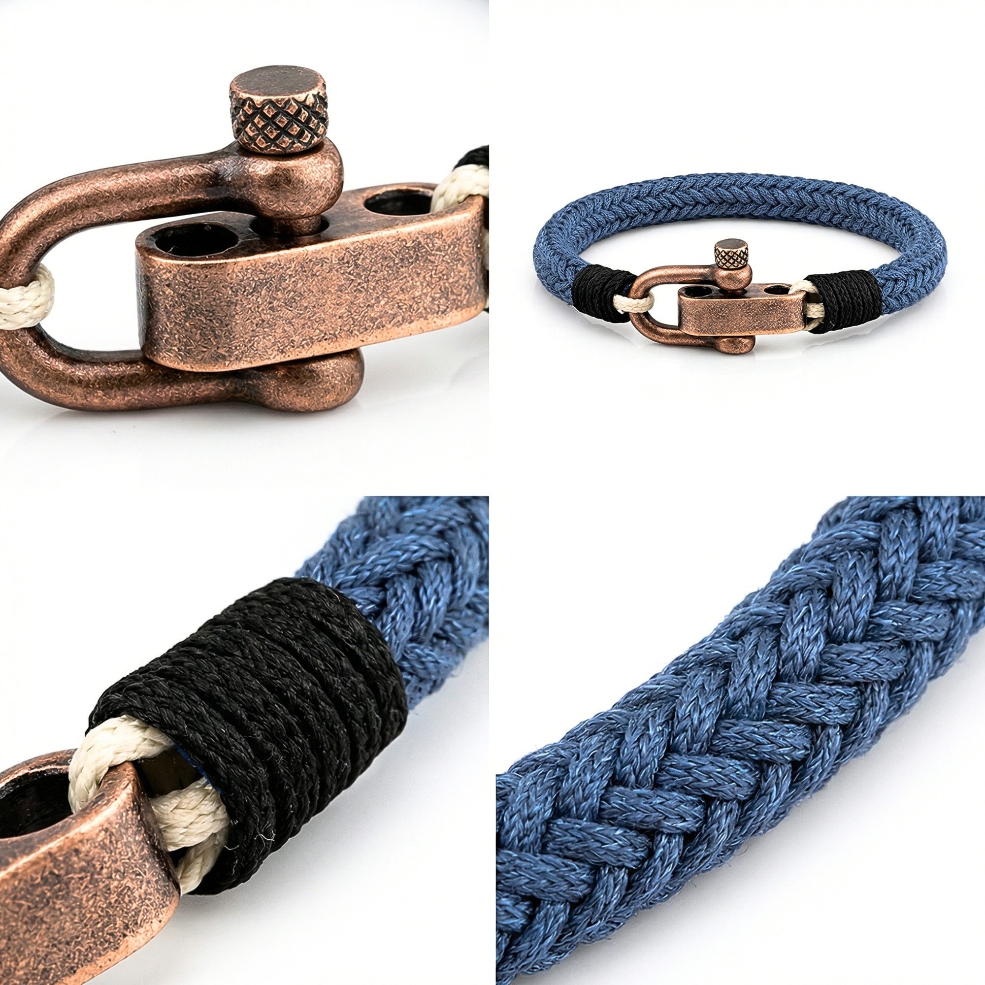 UNIQAL.de Armband aus Segeltau „Küstenlinie Kollektion“ (Maritimes Armband günstig online kaufen
