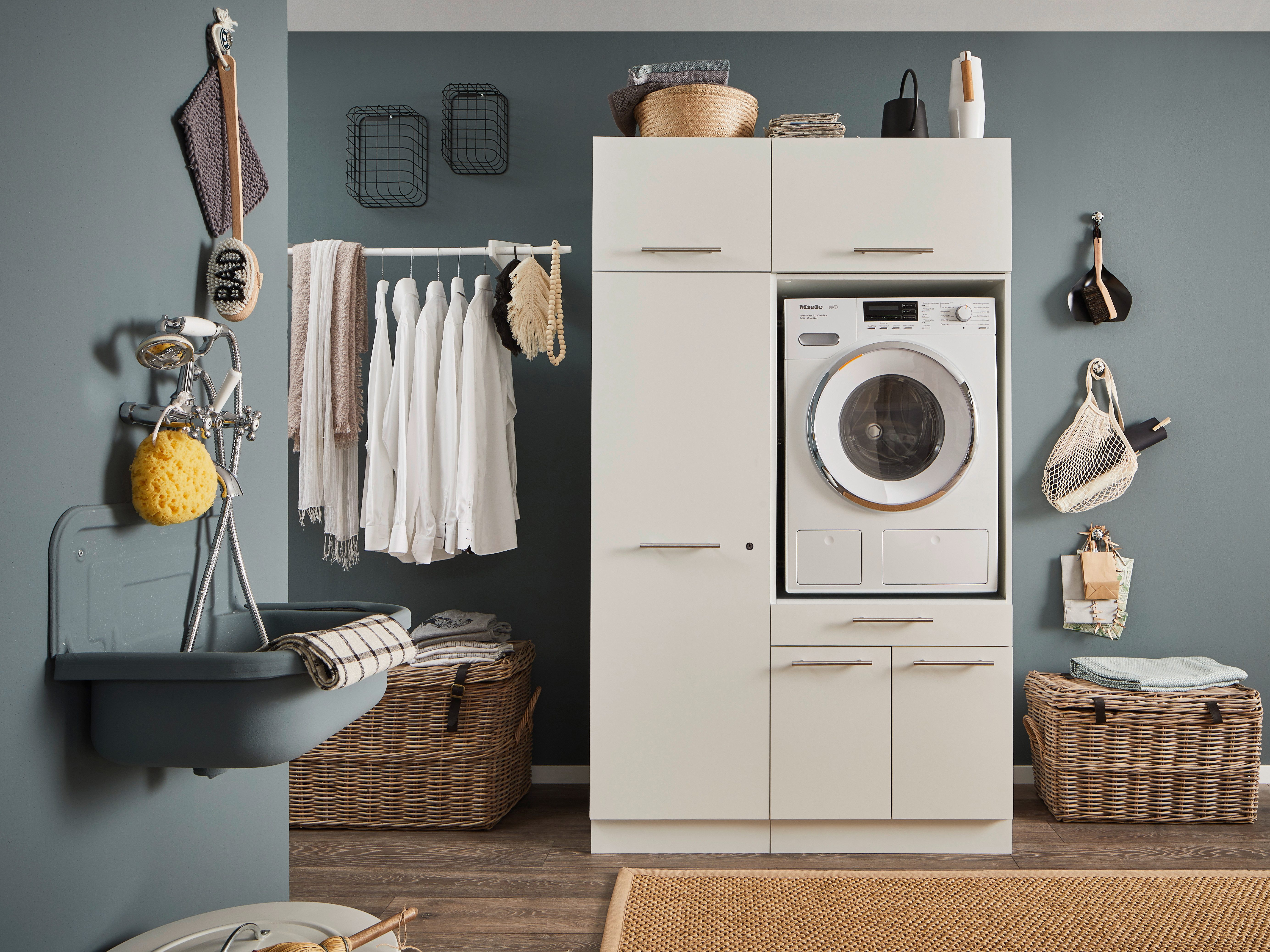 Laundreezy Mehrzweckschrank-Set LAUNDREEZY LDSK7, Breite 117,5 günstig online kaufen