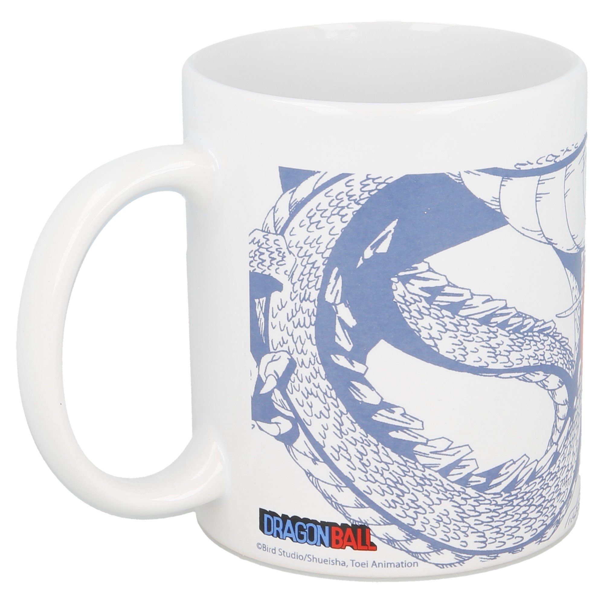 Dragon Ball Tasse Anime DragonBall Goku Kaffeetasse Teetasse Geschenkidee 330 ml, Keramik