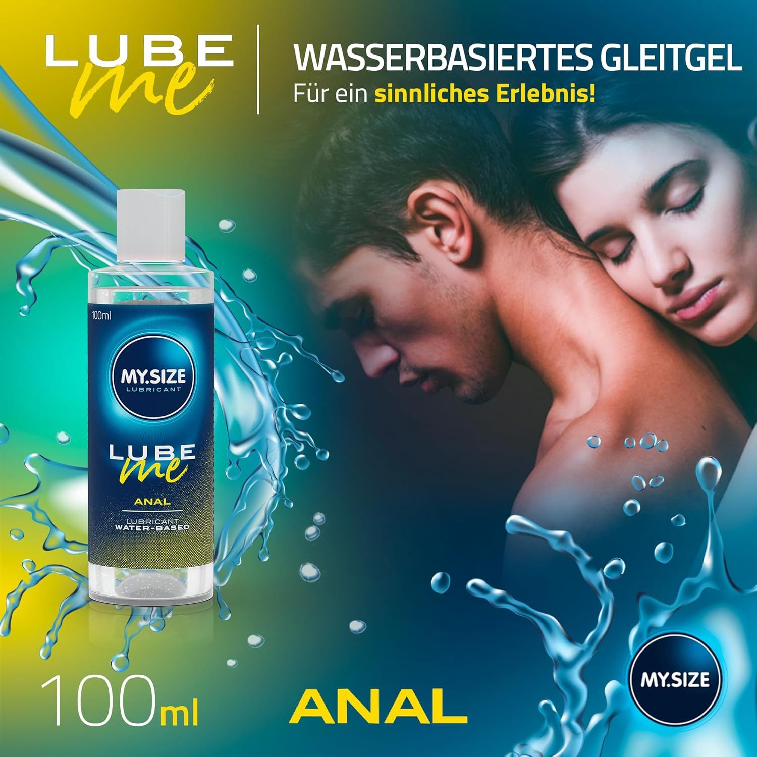 MY.SIZE Analgleitgel Lube Me Anal, Gleitmittel extra viskos, wasserbasierend