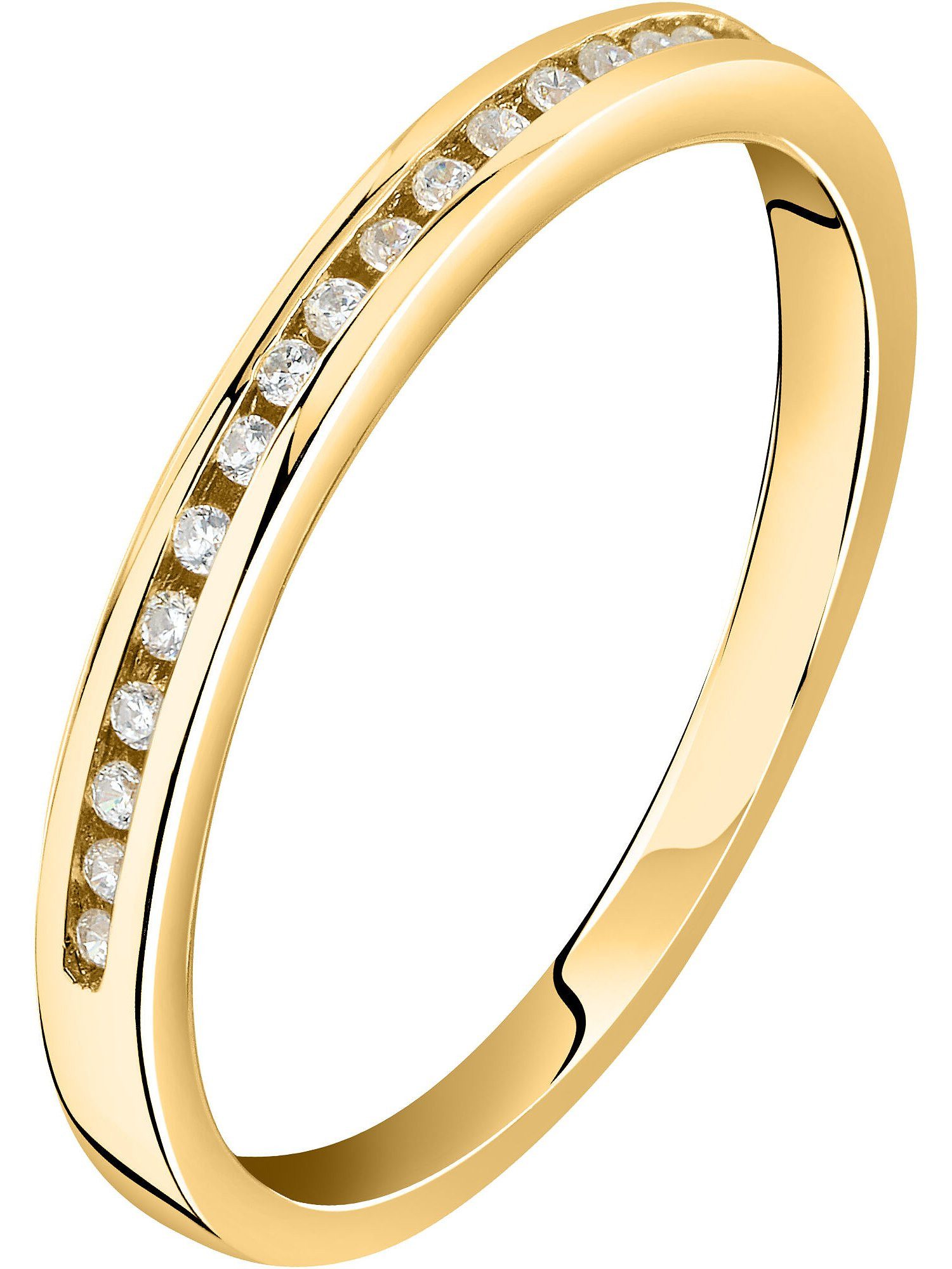 CHRIST Diamantring CHRIST Damen-Damenring 585er Gelbgold 20 Diamant