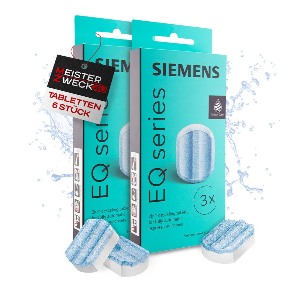 SIEMENS 2x3 Entkalkungstabletten Entkalkungstabletten (MEISTERZWECK4U, [- TZ80002 Entkalkungstabletten Entkalker)