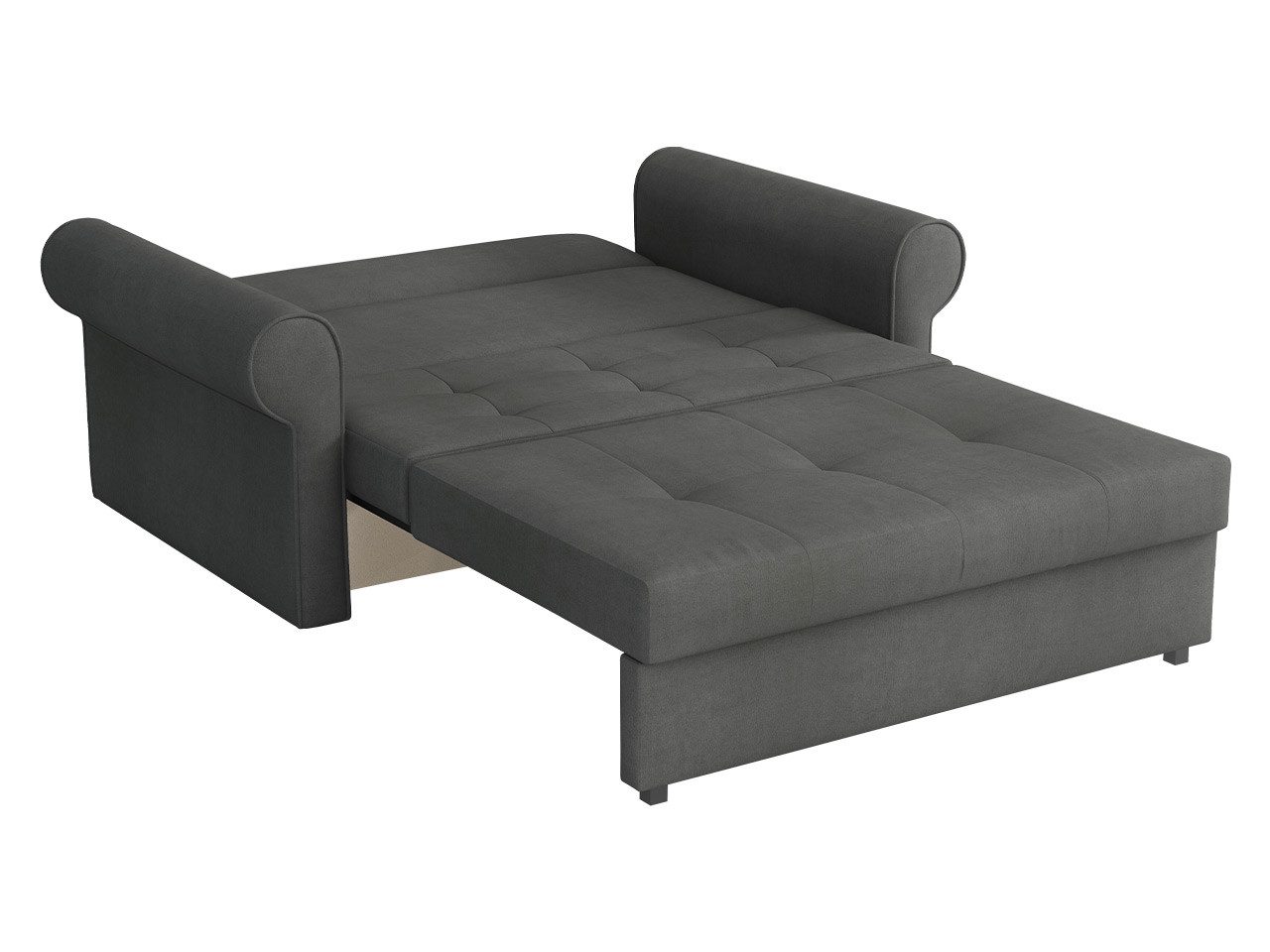 MIRJAN24 Schlafsofa Viva Silver II, 2 Sitzer Polstersofa mit Schlaffunktion