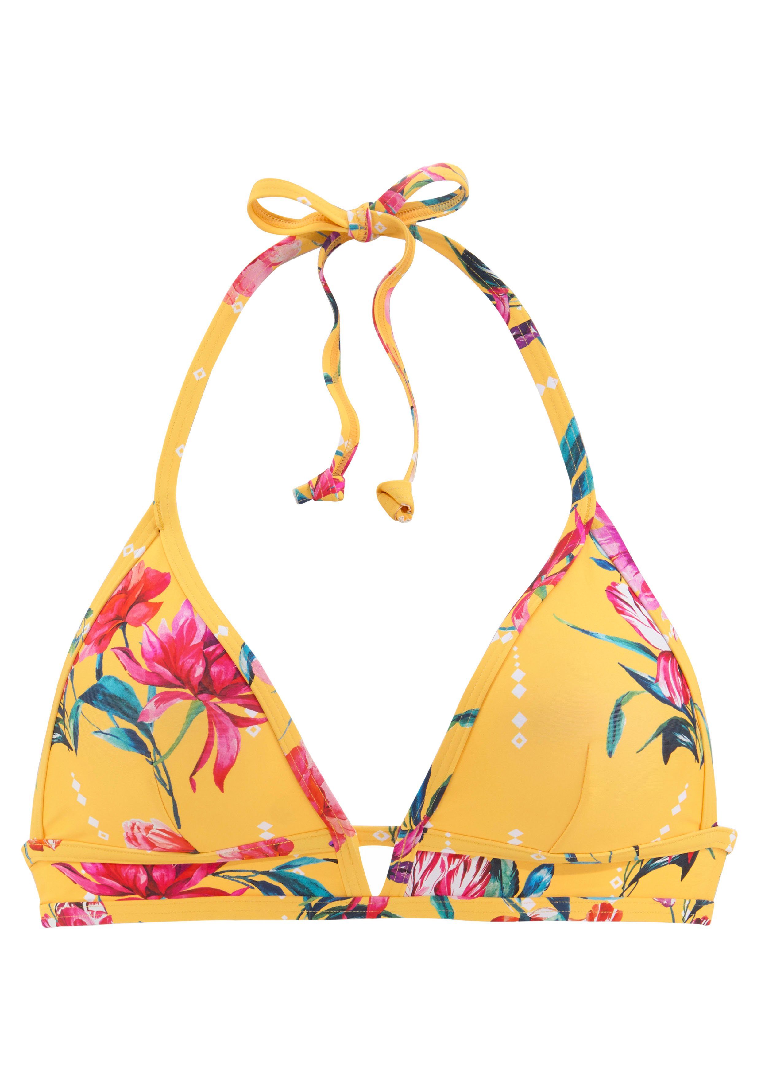 Sunseeker Triangel-Bikini-Top Modern, mit floralem Design günstig online kaufen