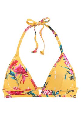 Sunseeker Triangel-Bikini-Top Modern, mit floralem Design