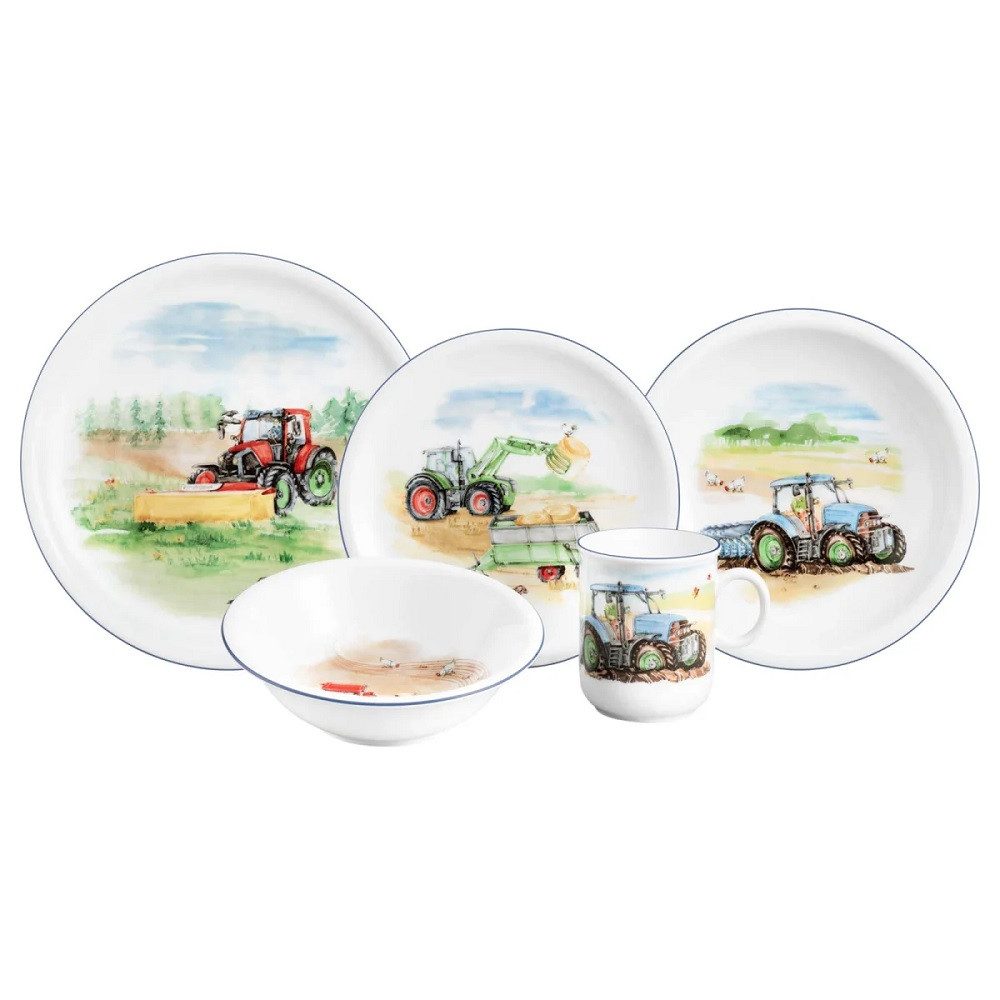 Seltmann Weiden Детская посуда-Set Seltmann Weiden Compact Mein Traktor Kinder Set 5 tlg., 1 Personen, Porzellan