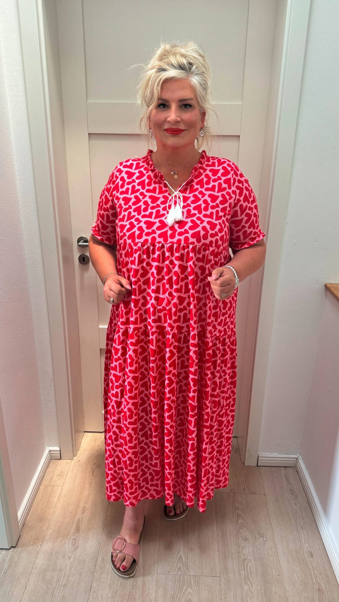 Ringella Sommerkleid Maxikleid mit Stufen und Rüschen