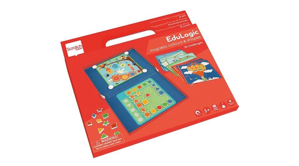 SCRATCH Spiel Magnet Lernspiel Farben/Formen Sortieren