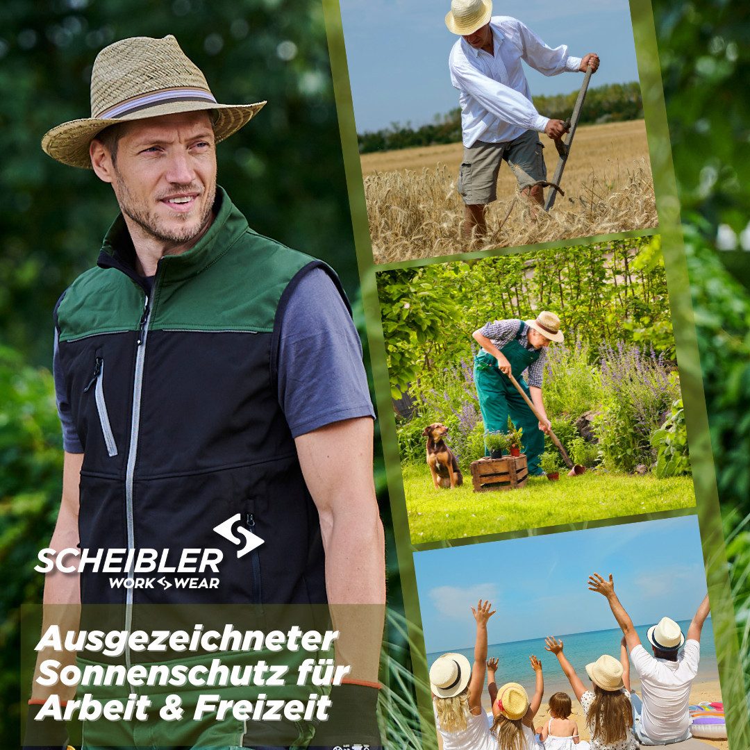 SCHEIBLER WORKWEAR Strohhut Tom UV schützend und modern – Bild 4 von 4