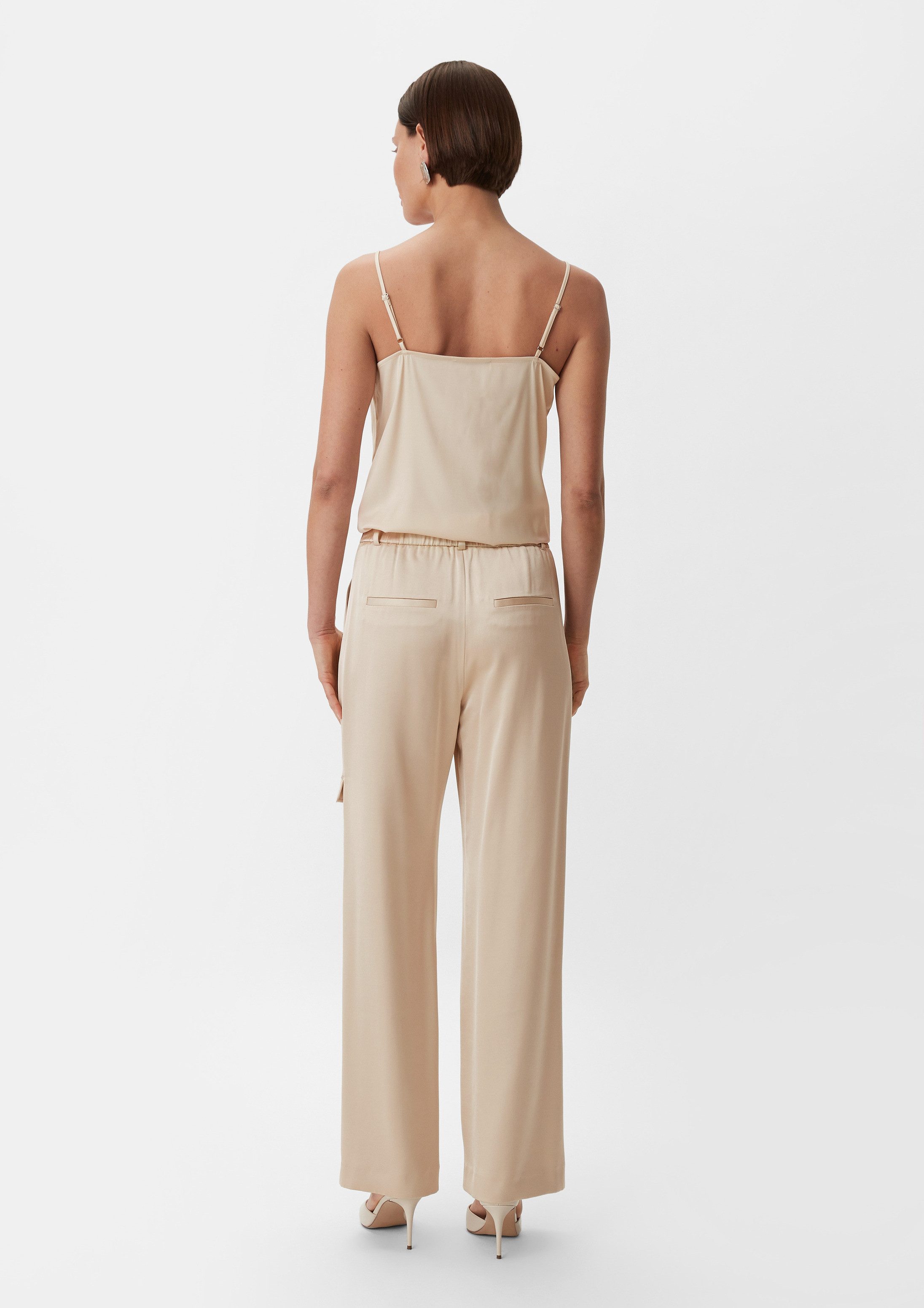 comma Chinos Hose Regular: Hose aus Viskosemix