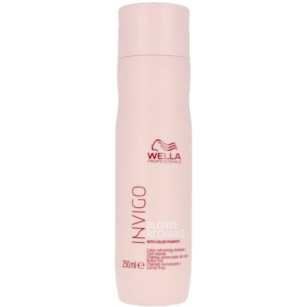 Wella Haarshampoo Wella Professionals Invigo Blonde Recharge Cool Blond Shampoo 250 ml