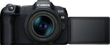 Canon EOS R8 + RF 24-50mm F4.5-6.3 IS STM Kit Systemkamera (RF 24-50mm F4.5-6.3 IS STM, 24,2 MP, Bluetooth, WLAN, verfügbar ab 17.04.23)