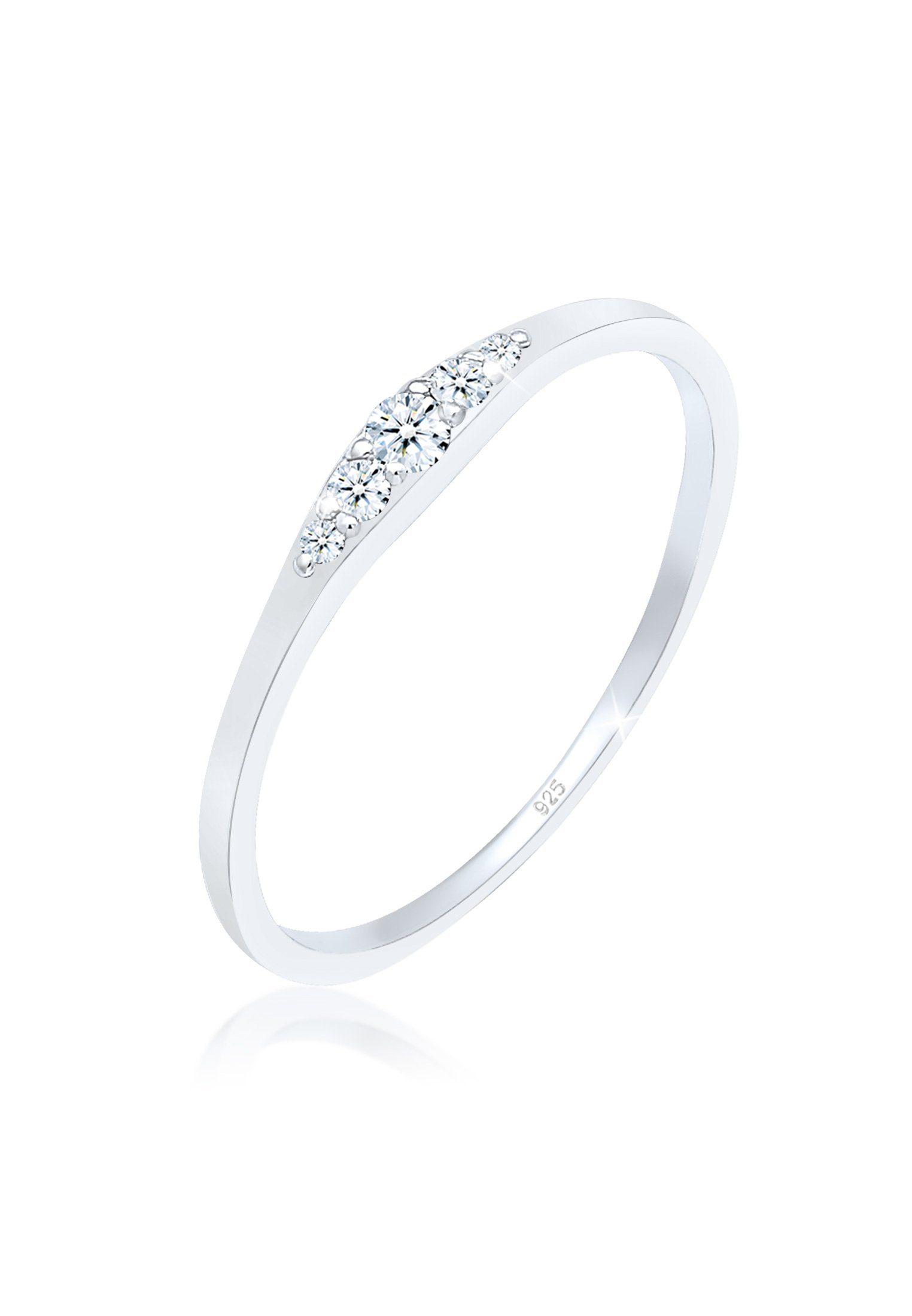 Elli DIAMONDS Verlobungsring »Verlobungsring Diamant (0.09 ct) 925 Silber«  online kaufen | OTTO