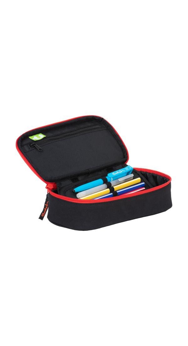 Satch Federmäppchen Schlamperbox, (2-tlg), inklusive Geodreieck und Stundenplan