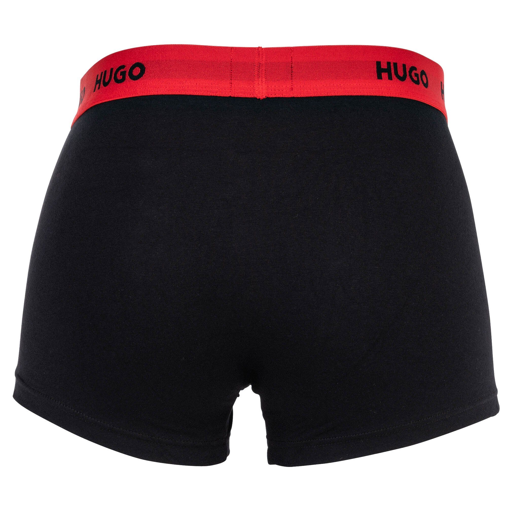 Pack Boxer Boxer Blau/Grün/Schwarz Shorts, - Triplet HUGO Herren Trunks 3er