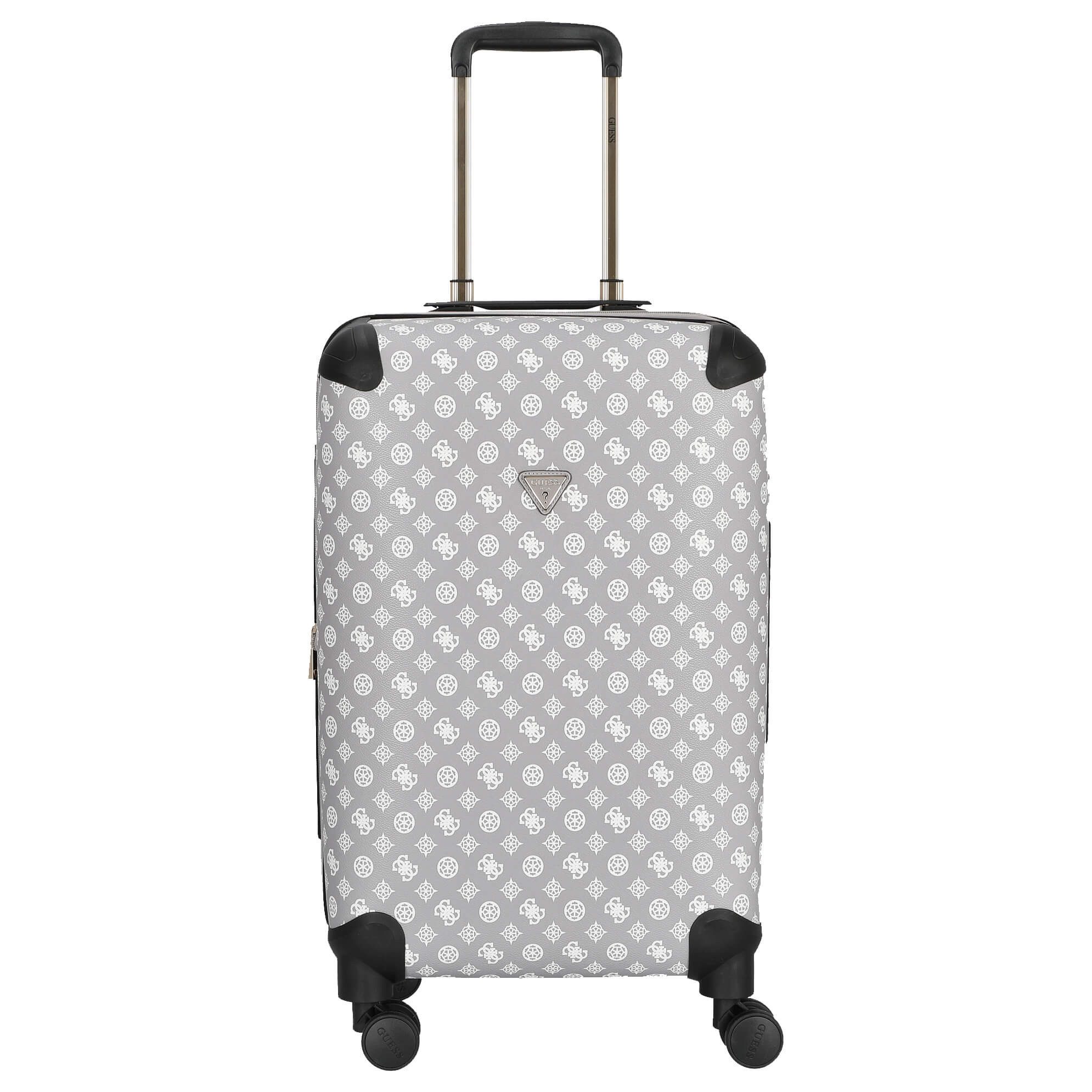 Guess Чемоданы Wilder 22 IN - 4-Rollen-Trolley M 64 cm erw. (lavendar grey), 4 Rollen Rollen