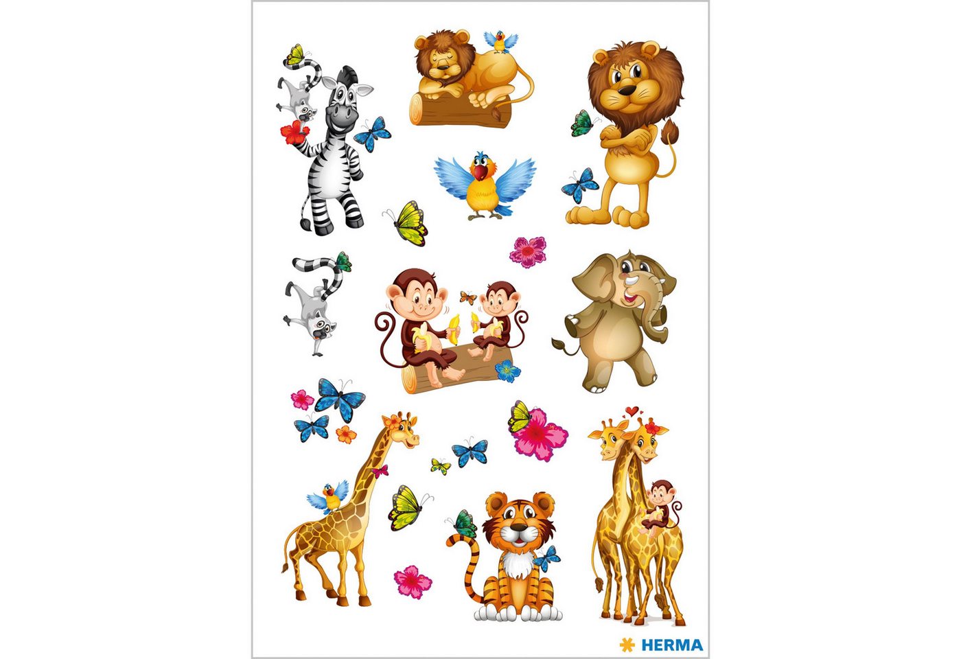 Thumbnail - HERMA Sticker Herma Sticker DECOR Tiere Dschungel 1 Bl