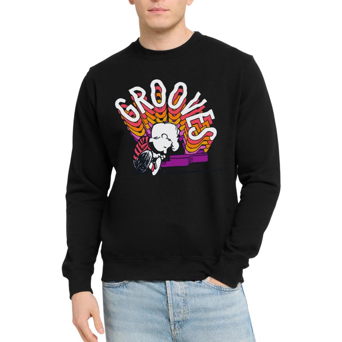 Spreadshirt Sweatshirt Peanuts Schroeder Grooves Musik Am Klavier Unisex Pullover (1-tlg)