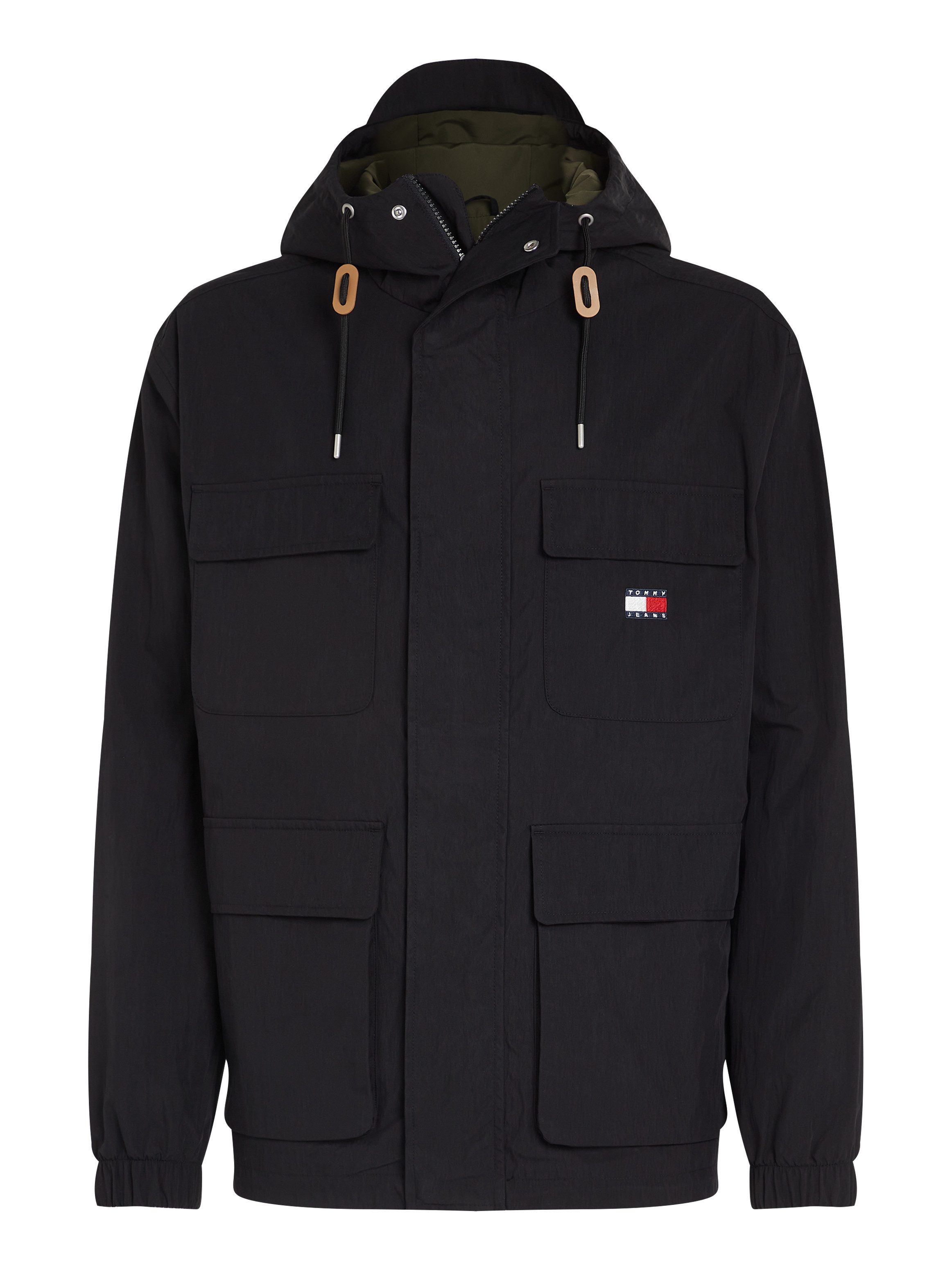 Tommy Jeans Sommerjacke TJM UTILITY PARKA mit Logoprägung
