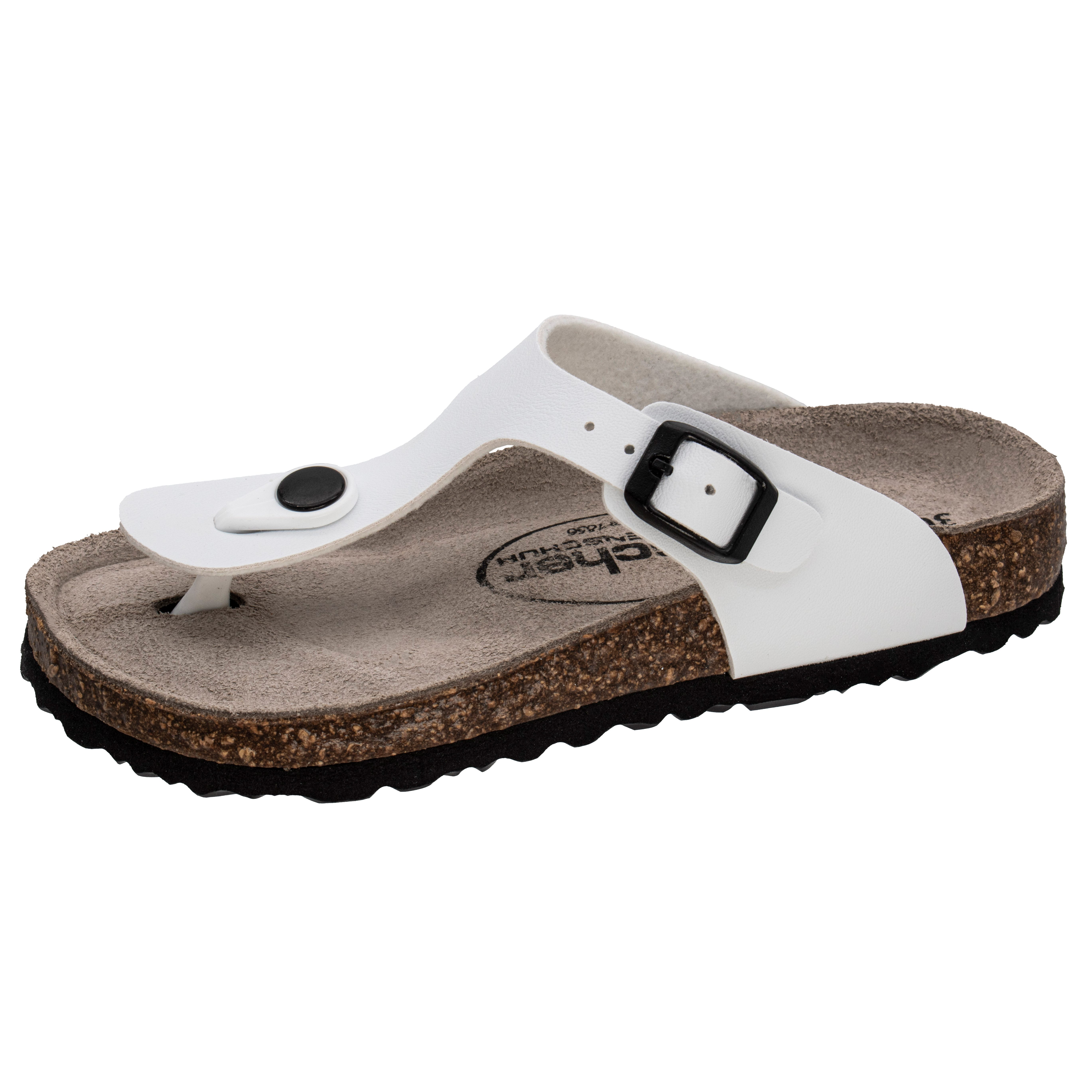 Fischer-Markenschuh Hawaii Zehentrenner aus Vegano (Lederimitat), mit Fleec günstig online kaufen
