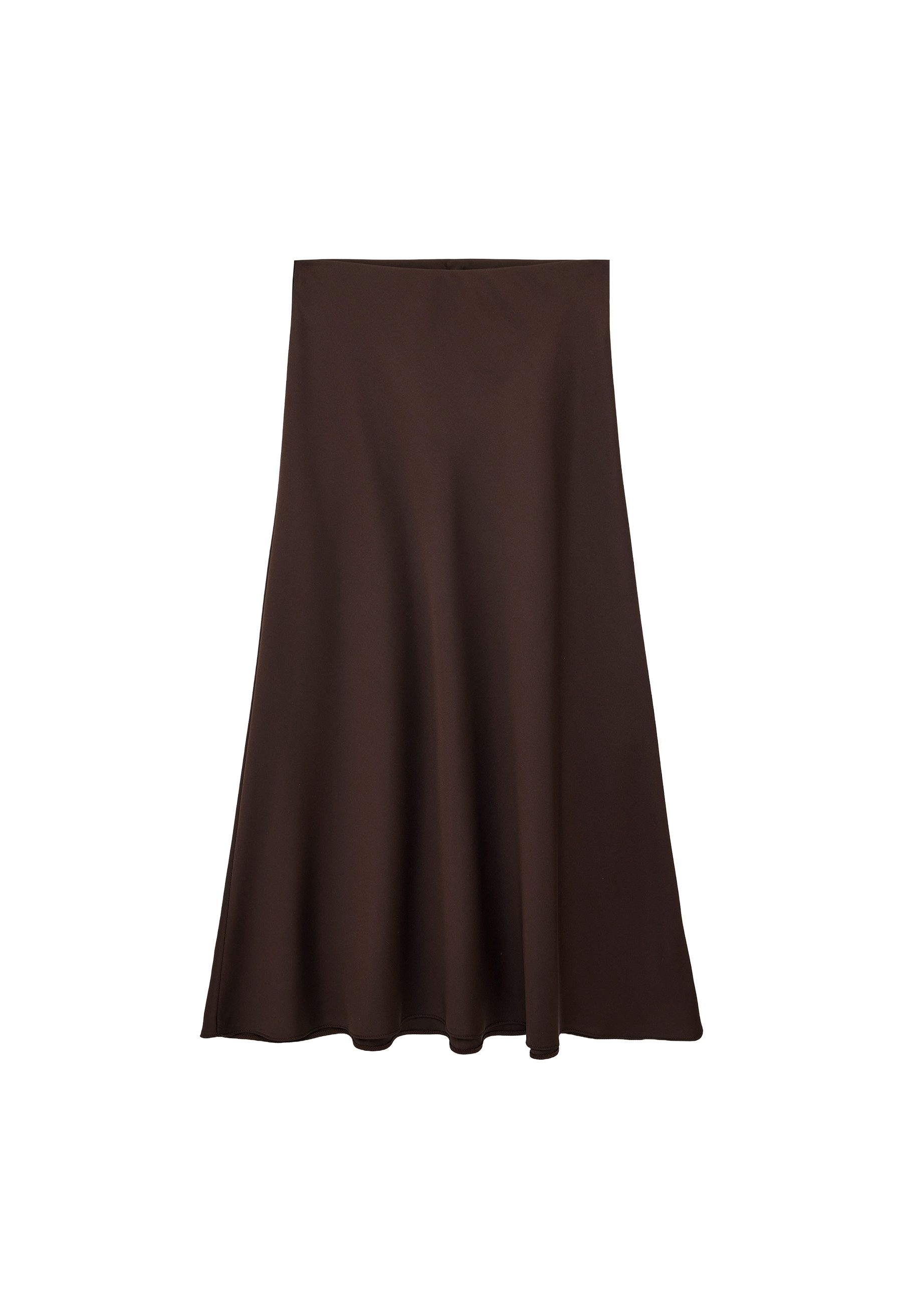 Koton Midirock Koton Satin Midi A-Linien Skirt