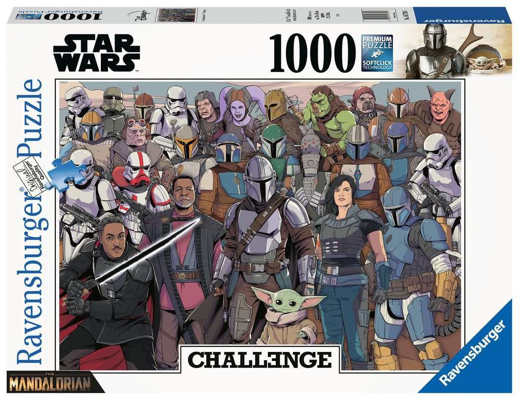 Ravensburger Puzzle Ravensburger Disney Star Wars The Mandalorian Challenge Puzzle, 1000 Puzzleteile, Made in Europe