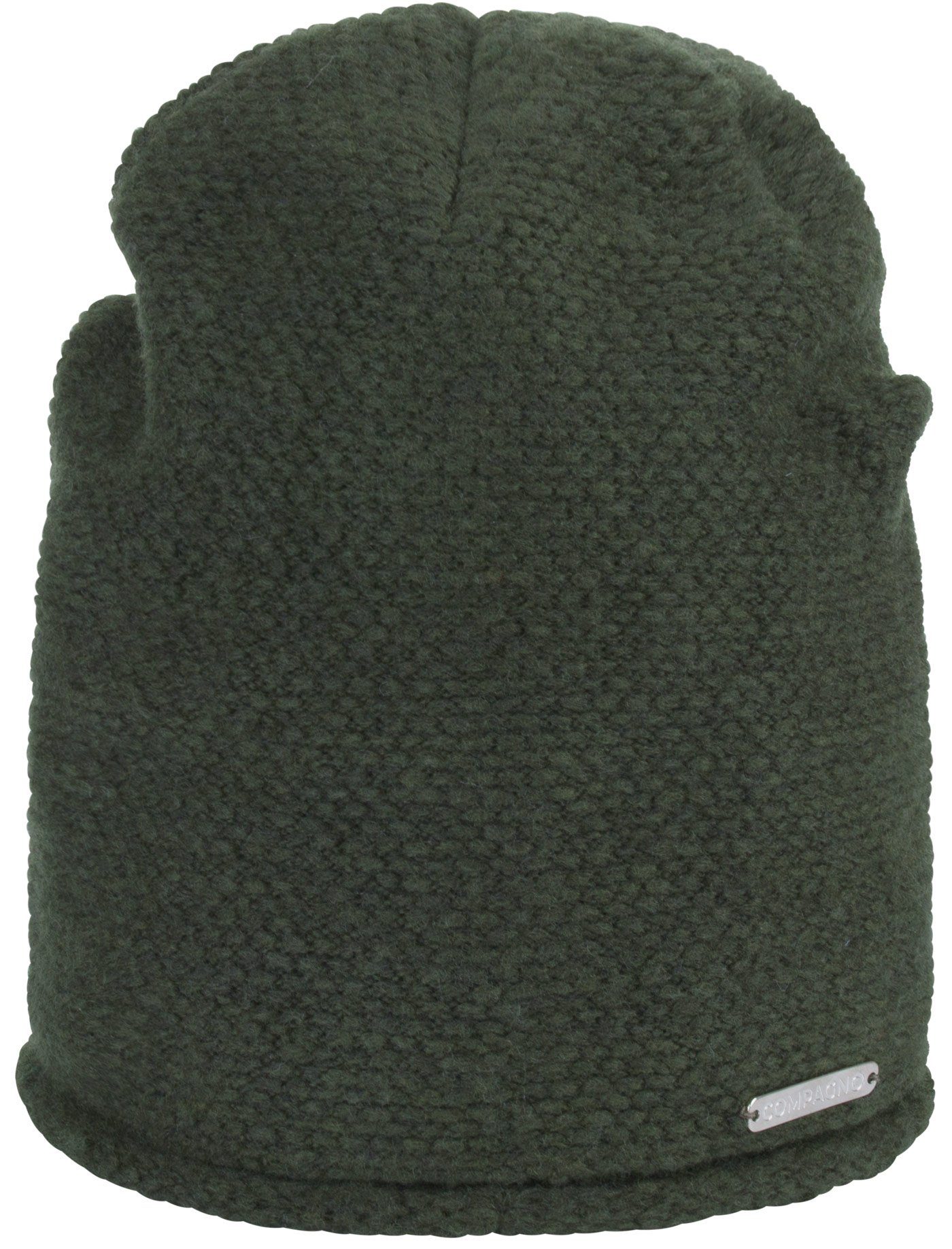 compagno Strickmütze (1-St) Klassische Beanie Wintermütze Strickmütze Damen gefüttert Fleece