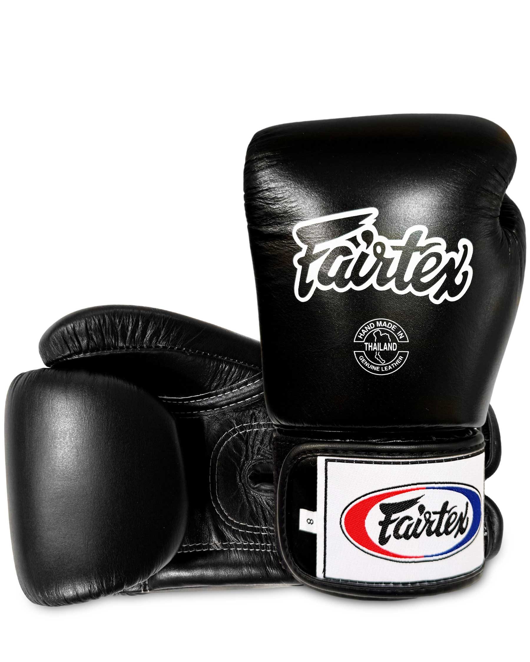 Fairtex Boxhandschuhe Fairtex BGV 1 Leder Boxhandschuhe Tight-Fit, Schwarz, günstig online kaufen