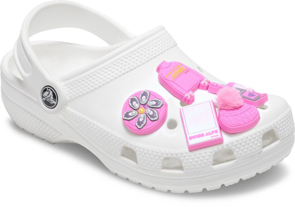 Crocs Schuhanstecker Jibbitz™ Apres Girl (Set, 5-tlg., Kein Spielzeug. Nicht für Kinder unter 3 Jahren geeignet), Charm, Anstecker, Set im Apre Ski Look