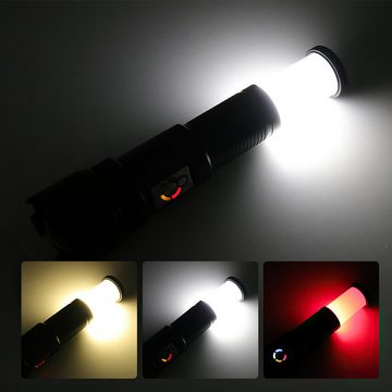 DOPWii LED Taschenlampe Superhelle Flashlight,150000LM,Campinglampe 10 Modi,Starke Wasserdicht