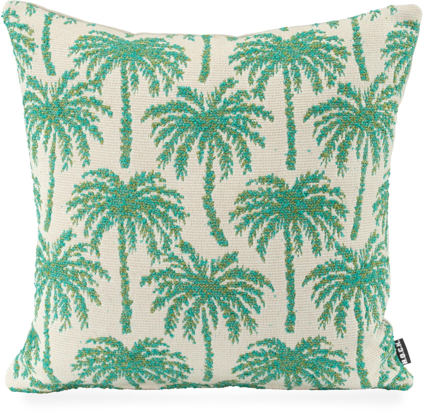 H.O.C.K. Dekokissen Vamosa Palms, Outdoorkissen inkl. Füllung, 45x45cm, Dekokissen, Palmen, schwarz