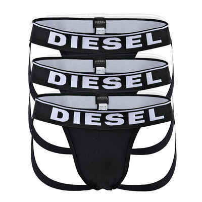 Diesel Tanga Herren Jockstrap 3 Pack - UMBR-Jockythreepack