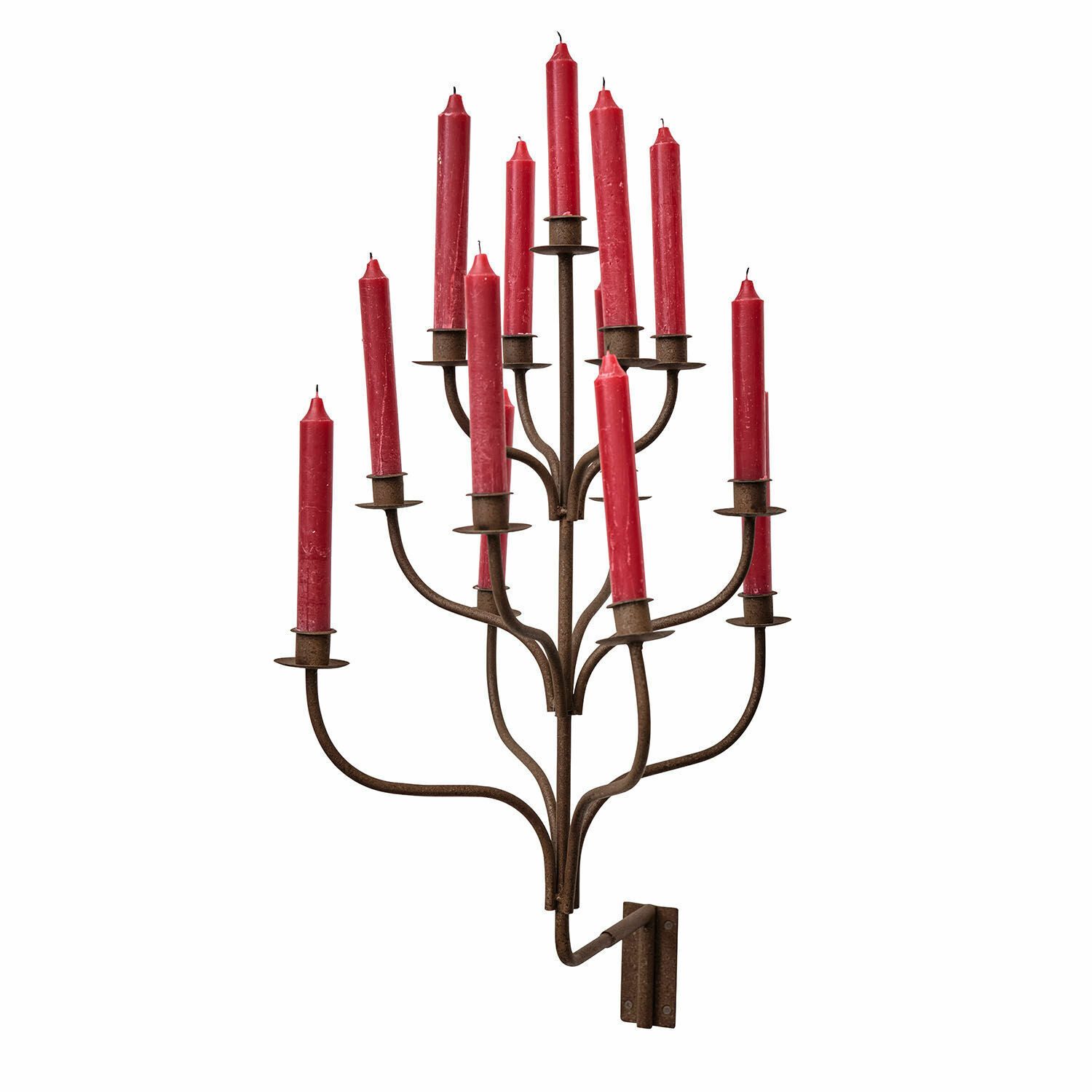 Mirabeau Kerzenständer Wandkerzenhalter Ferelina antikbraun