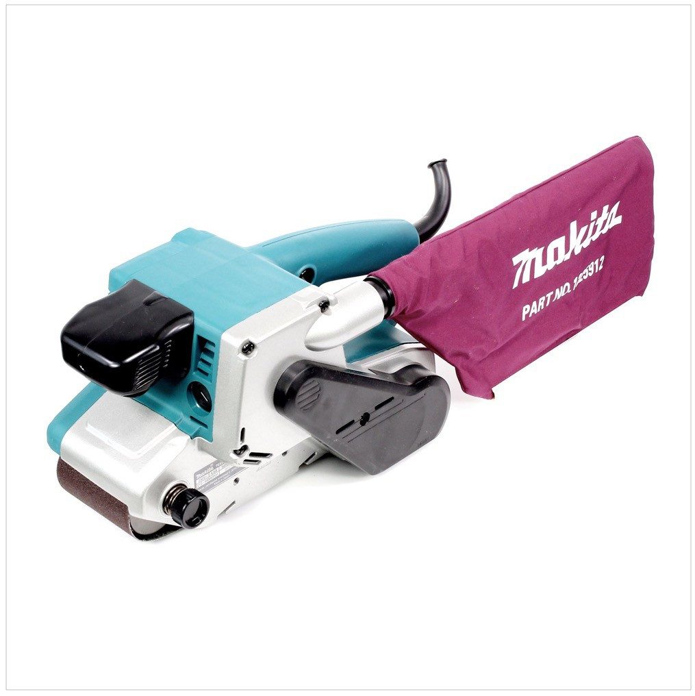 Makita Bandschleifer 9903 Bandschleifer für 76 x 533 mm Schleifband mit Staubsack