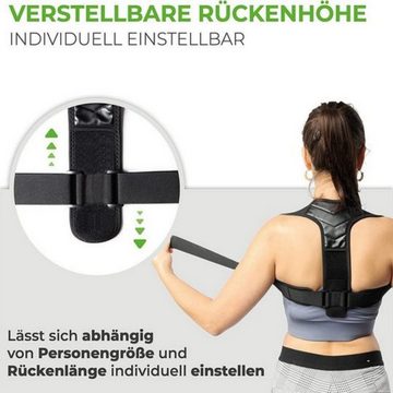 Fivejoy Rückentrainer Rückentrainer Haltungskorrektor-Rückenstütze für Männer und Frauen, Schulter