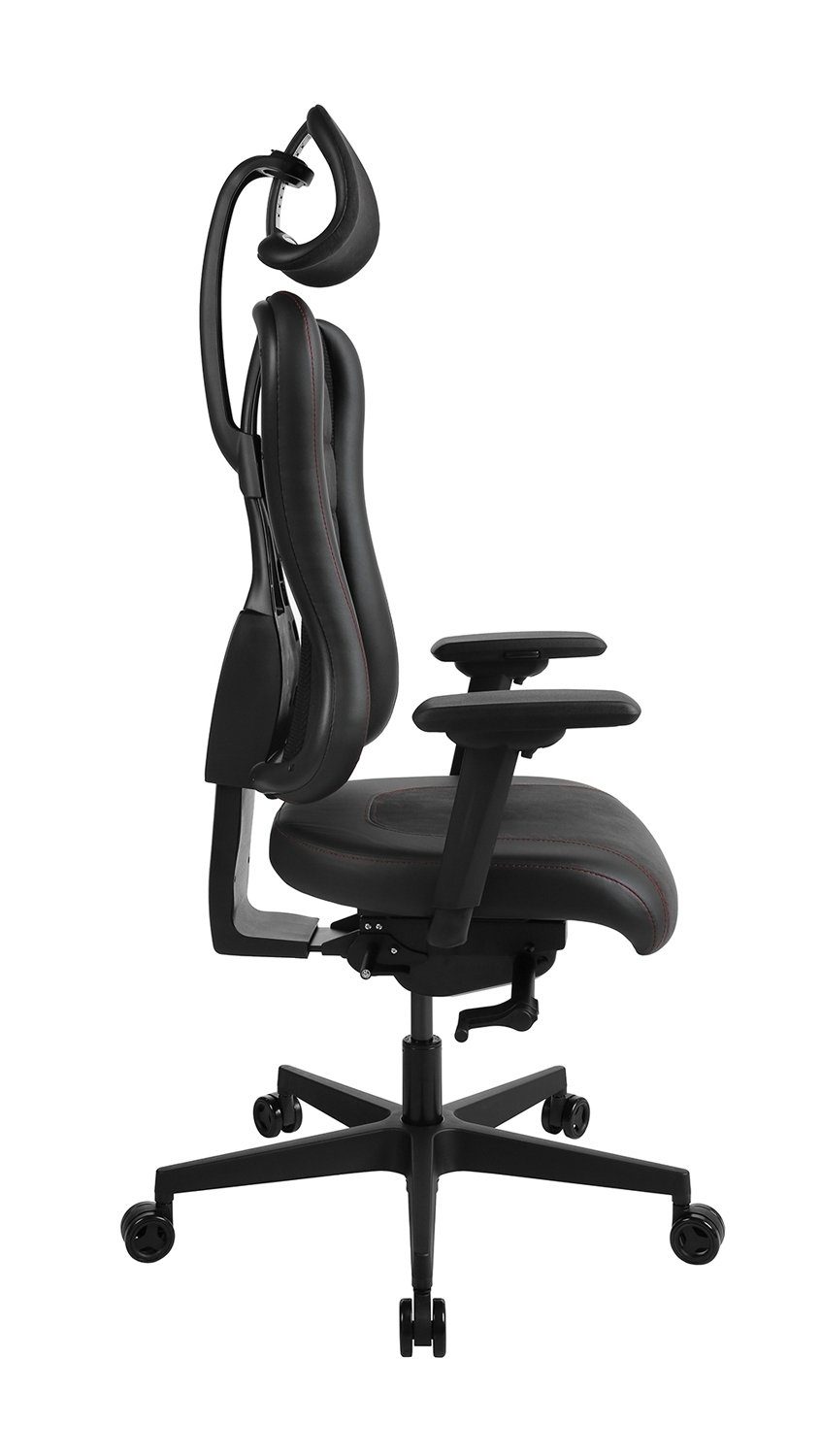 TOPSTAR Gaming-Stuhl SITNESS RS-PRO, Schwarz, Rot, Kunstleder, 3-fach verstellbare Armlehnen
