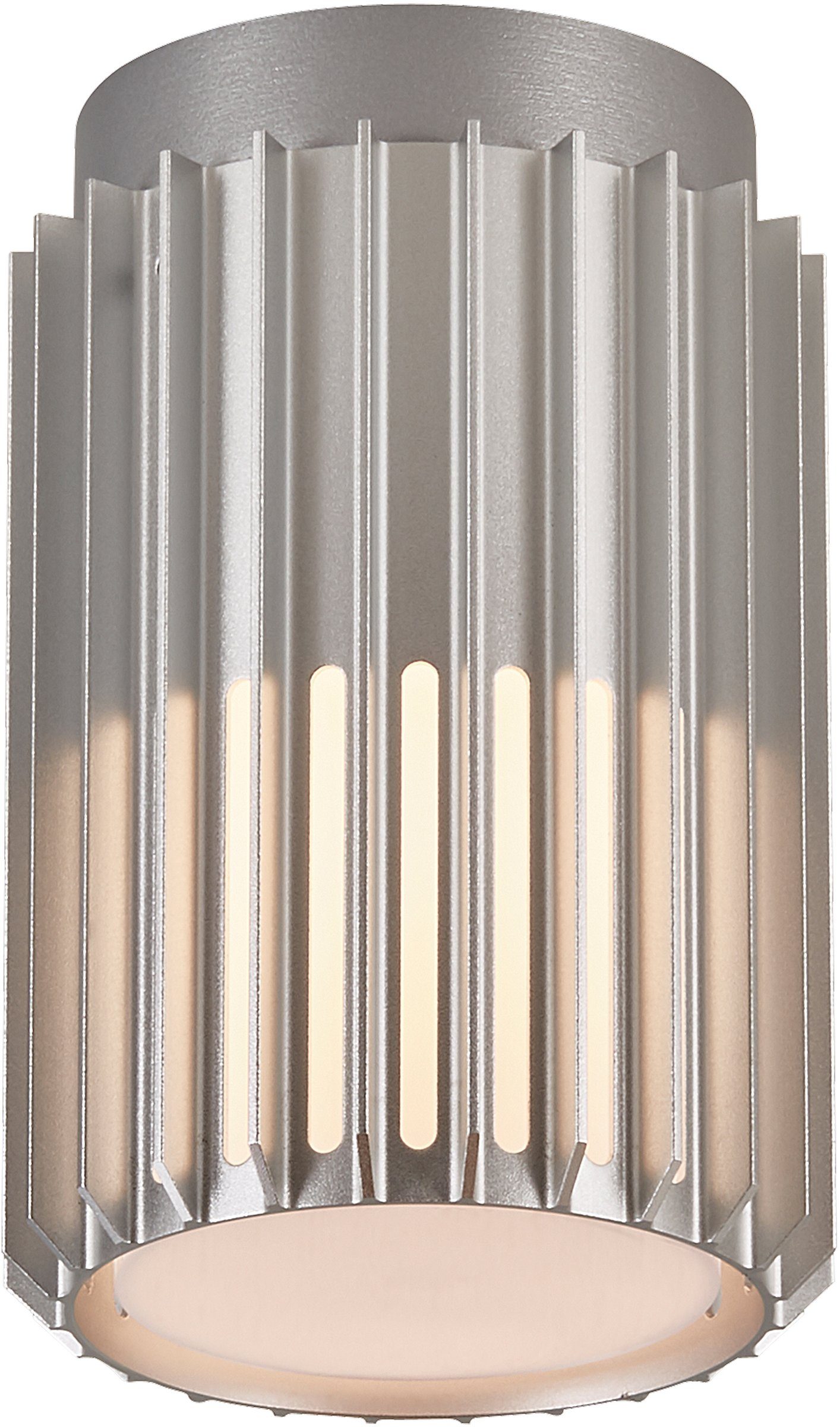 Nordlux Außen-Deckenleuchte Aludra, E27 Aluminium, ohne eloxiertes Leuchtmittel Standard für geeignet langlebiges Leuchtmittel, LED