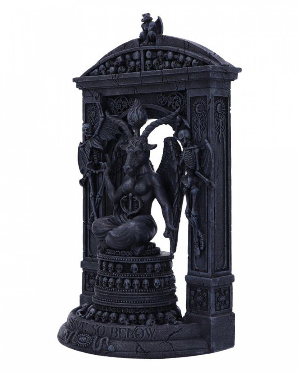 Dekofigur Aufsteller Horror-Shop Tempel 28cm Gothic Baphomet's