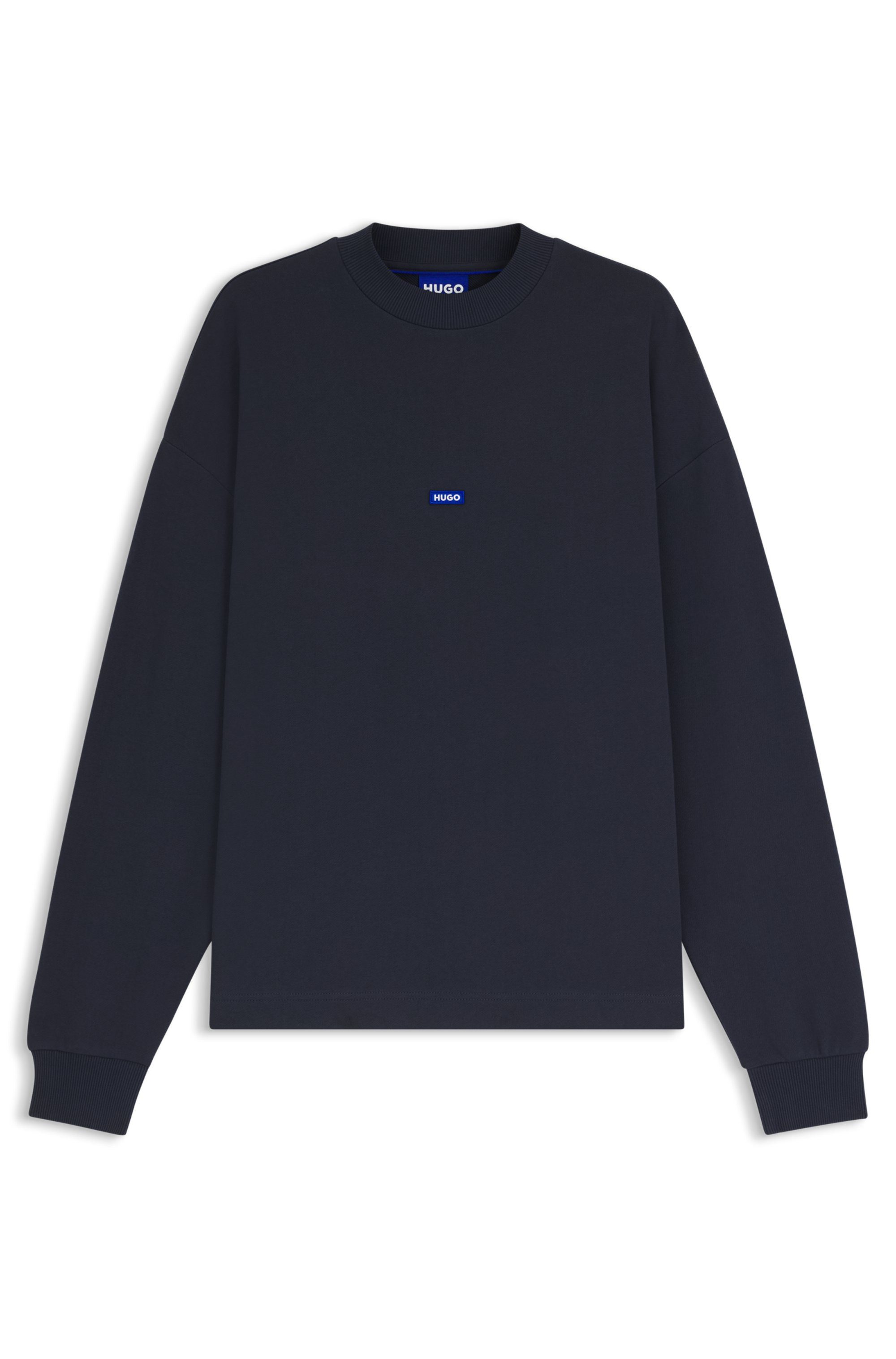 HUGO Blue Sweatshirt Nedro mit Logo-Patch günstig online kaufen
