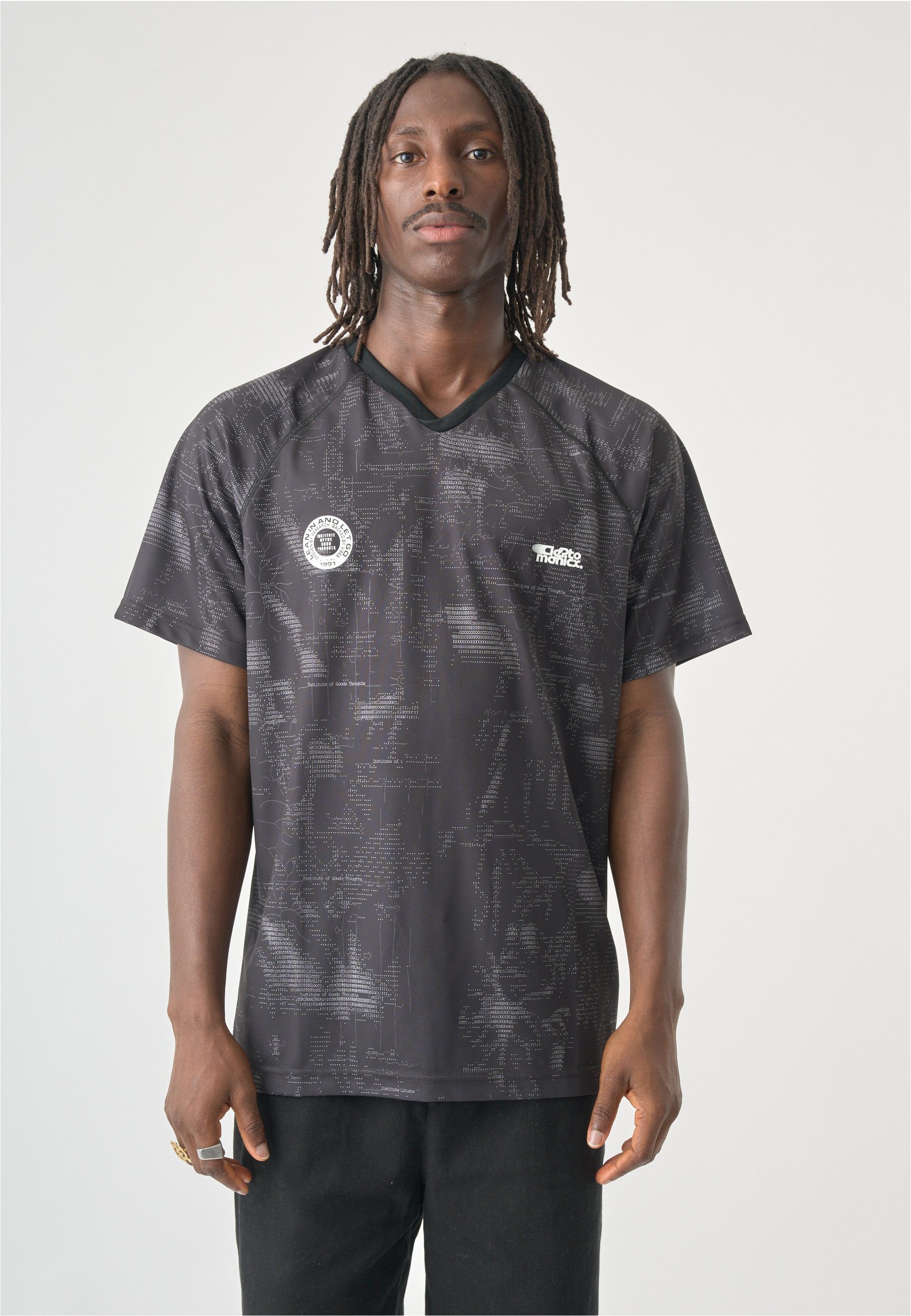Cleptomanicx T-Shirt mit cooler Musterung