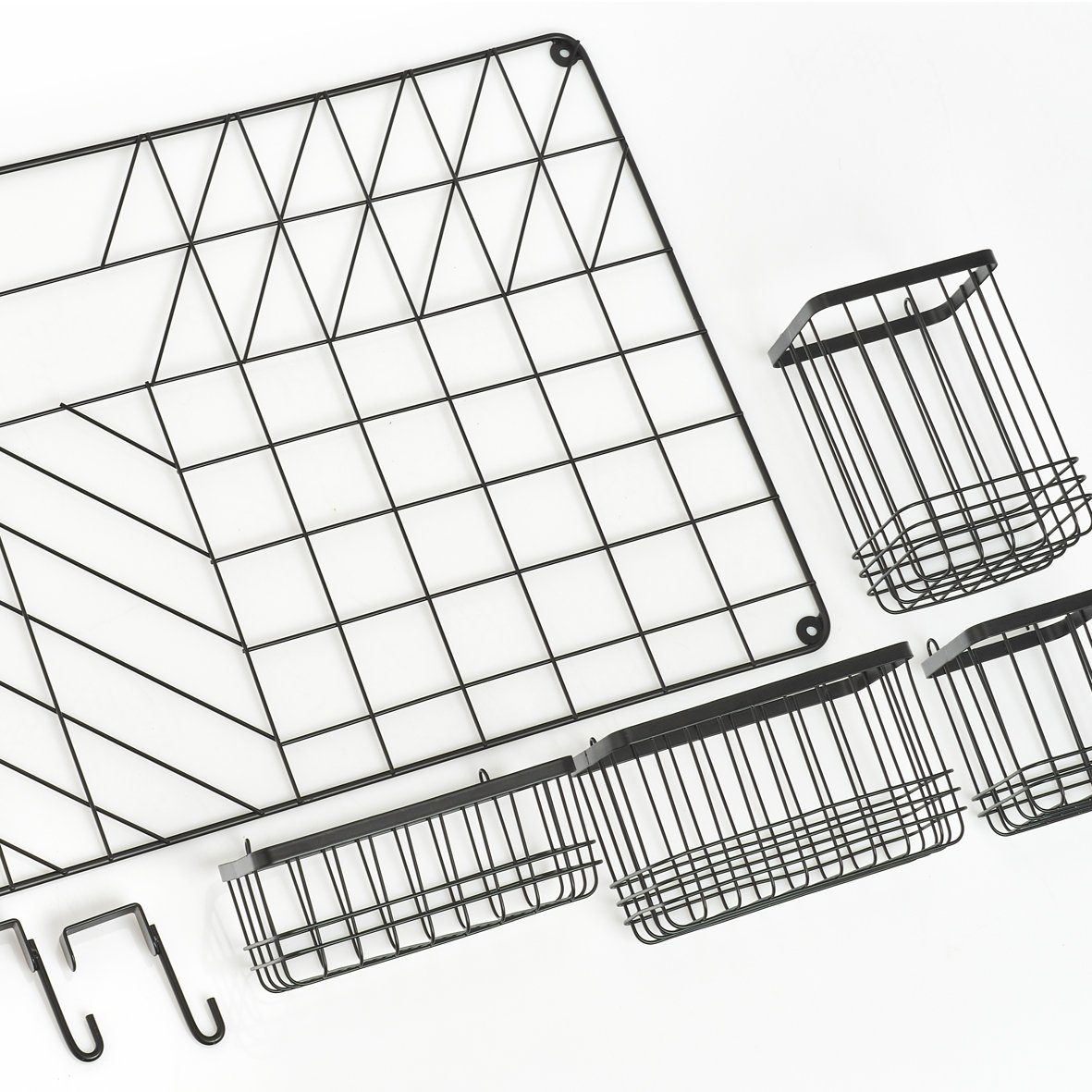 Zeller Present Wandregal, Metall, hoch- und quermontierbar