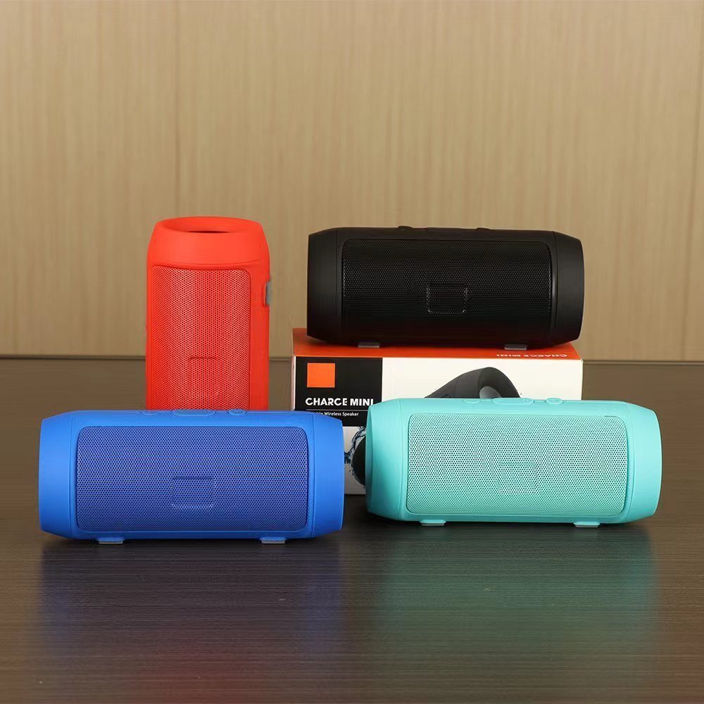 Bluetooth-Lautsprecher, rot 360°-TWS-Stereo-Musikwiedergabe Bluetooth-Lautsprecher kabellose MOUTEN