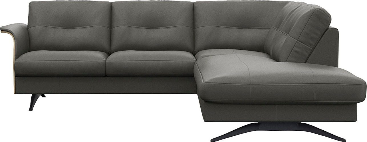 FLEXLUX Ecksofa Glow, super bequem durch hochwertigem Sitzaufbau mit Federkern, L-Form, Modernes skandinavisches Design