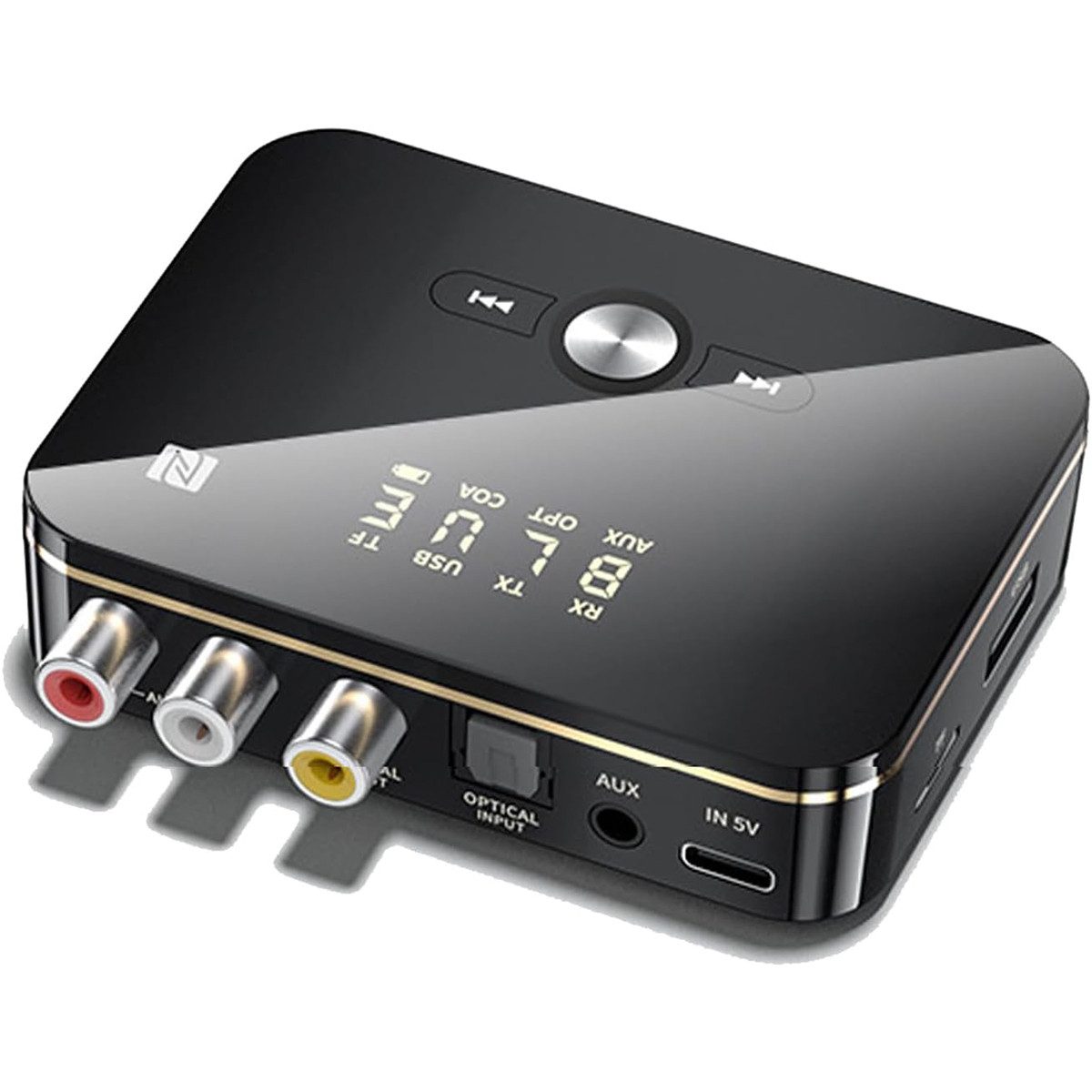 Bluetooth Transmitter Receiver FM Transmitter, 3-in-1 5.0 Audio Bluetooth-Adapter