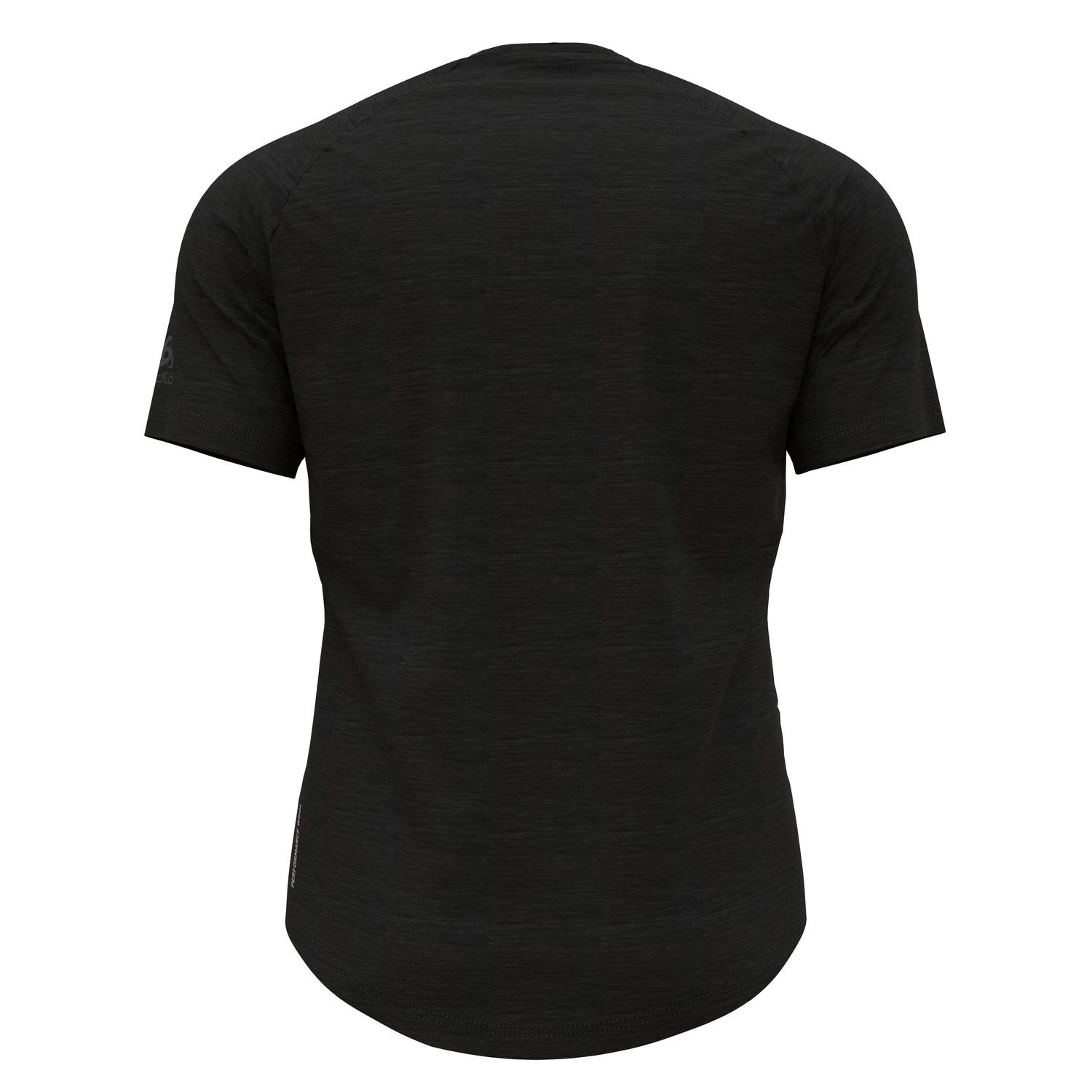 Melange T-Shirt T-Shirt Light Black mit Sonnenaufgangsmotiv Wool (1-tlg) Performance Odlo Ascent