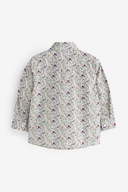 Next Langarmhemd Elegantes Hemd mit Blumenmuster (1-tlg)