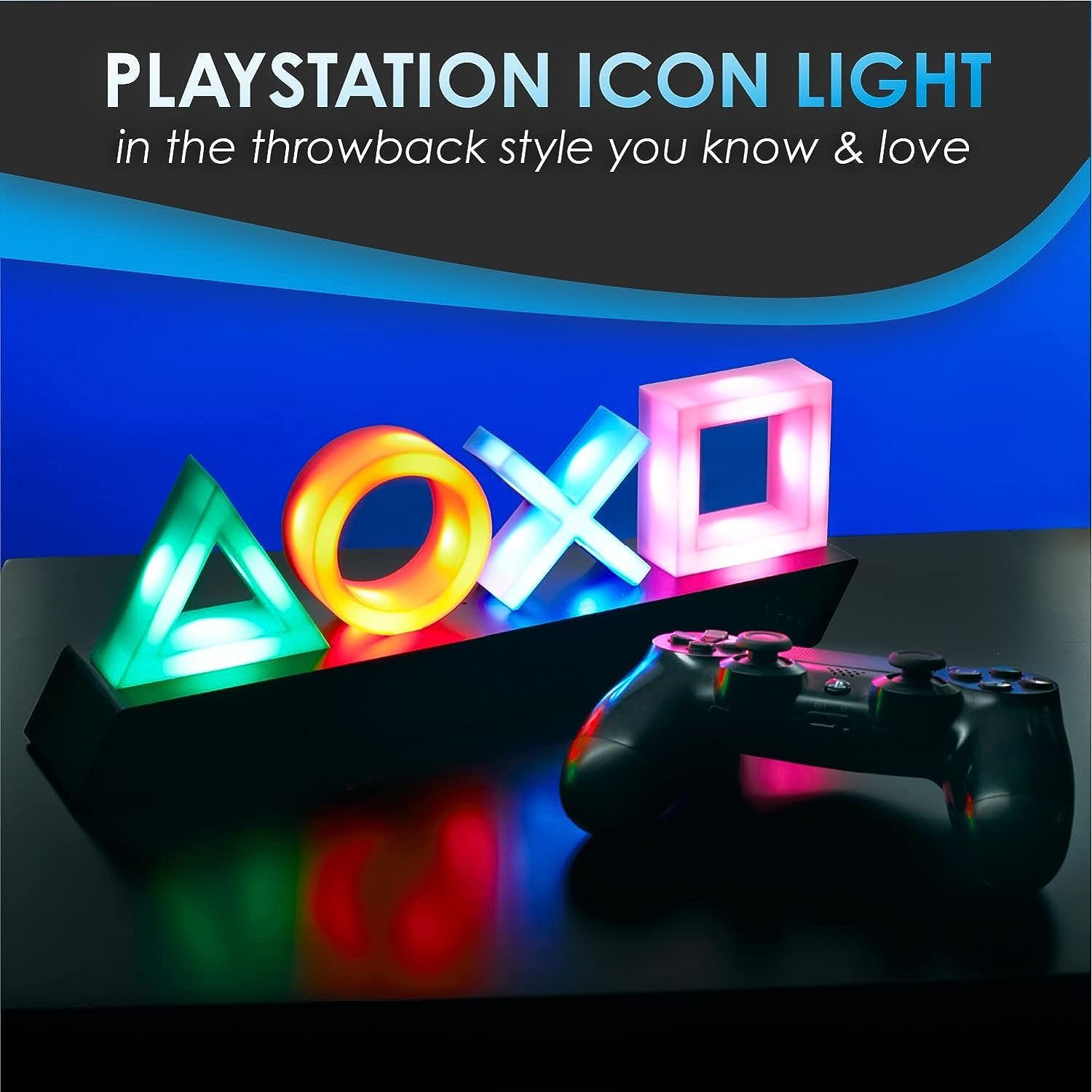 Gaming LED Playstation Lampe Licht autolock - PS Symbol Stripe Leuchtreklame Neonlicht -