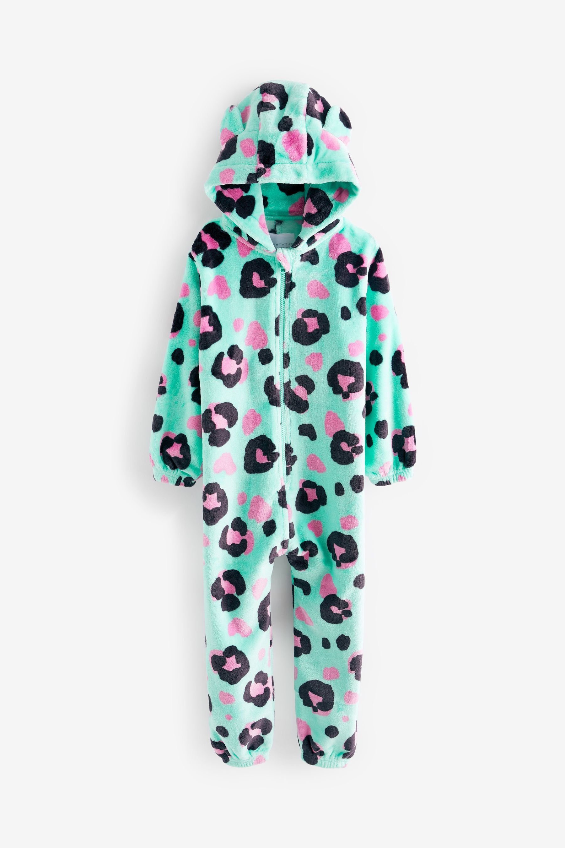Next Fleeceoverall Fleeceoverall mit Animalprint (1-tlg)