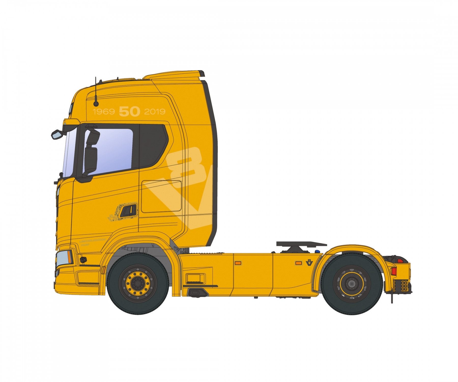 Italeri Modellbausatz Italeri 1:24 SCANIA S730 Highline 4x2 Truck Plastik Modellbau Bausatz