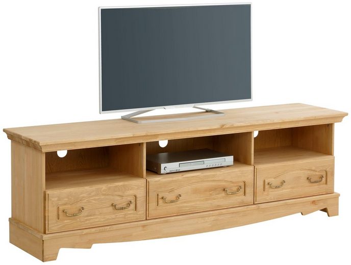 Home affaire Lowboard »Romantika« aus massiver Kiefer, Breite 180 cm online kaufen | OTTO